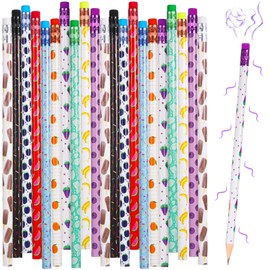 40 Pieces Scented Pencils Welcome Back to School Pencils Graphite Pencil Cylinder Wood Pencils with Elements for School Stationery Party Reward Supplies