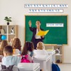 Janlaugh Alphabet Bulletin Board Strips Set Alphabet Line ABC Banner