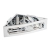 WENKO Turbo-Loc Bralia Corner Shelf Bathroom Shelf Fixing No Drilling