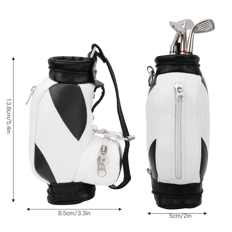 Mini Golf Pens Holder with Pen for Desk Decoration Golf