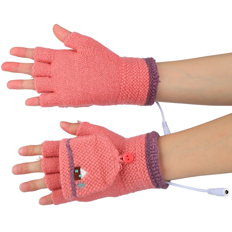 Women Female Double Sided USB Electric Heating Charging Warm Thermal
