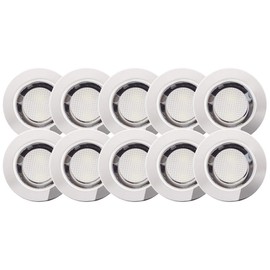 Brilliant AG G03093/82 Recessed Downlight LED 0.07 W Metal/Glass/Stainless Steel/White