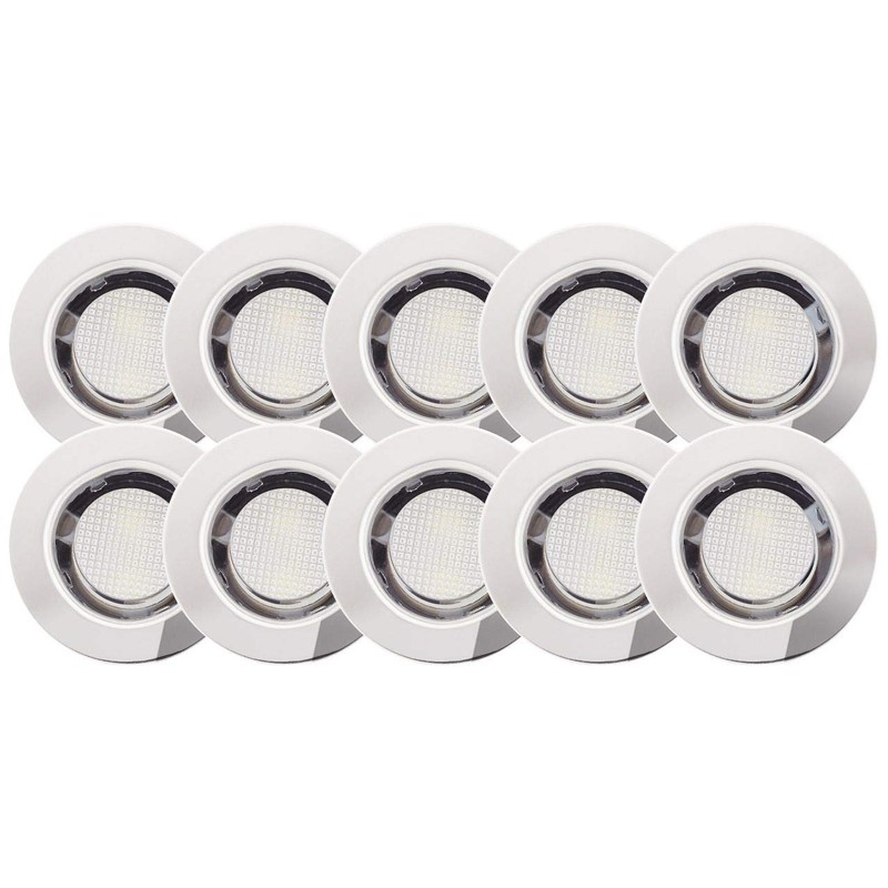 Brilliant AG G03093/82 Recessed Downlight LED 0.07 W Metal/Glass/Stainless Steel/White
