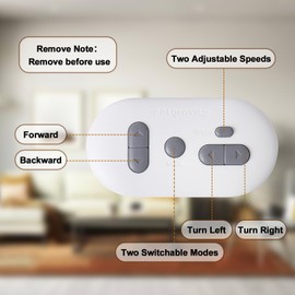 BABORUI 3.0 Upgraded Cat Interactive Toy with 2-Speed Adjustment, Remote Control Cat Enrichment Toys for Indoor Cats, Automatic Cat Toys with Feathers, Rechargeable Moving Cat Toy Car for Indoor Cats
