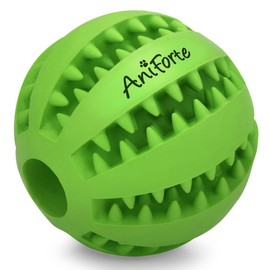 AniForte Natural Rubber Dental Care Ball for Small Dogs & Puppies Diameter 5 cm - Snack Ball Against Tartar & Dental Plaque, Intelligent Dog Toy, Premium Quality Dog Ball