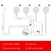 MYPLUS Under Cabinet Lighting Kit, RGB Puck Lights with Remote