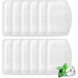 Cat Water Fountain Filters for D60, 12Pcs Carbon, Resin Filters Replacements for 100oz/3L Stainless Steel Multi-Pet Dog and Cat Water Fountains (12Pcs Carbon, Resin Filters)