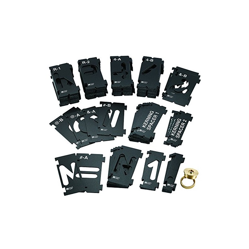 Rockler Router Letter Template Set (1-1/2”H - 99 Pieces) –