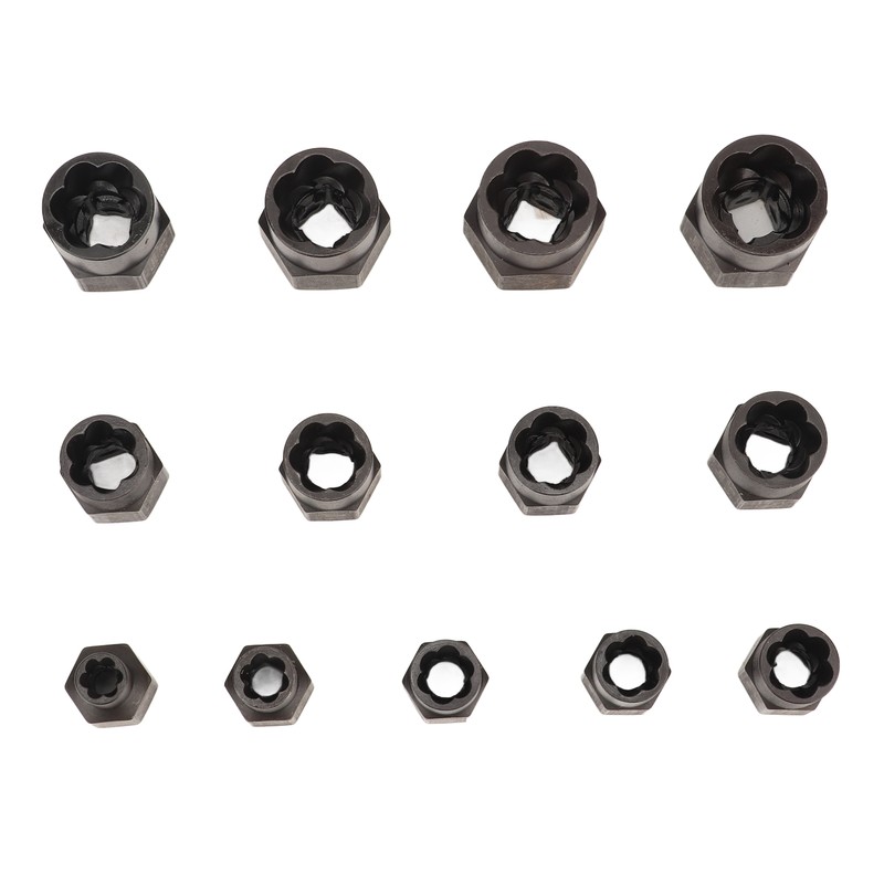 13pcs Stud Nut Remover Set Professional Chromium Molybdenum Steel Damaged