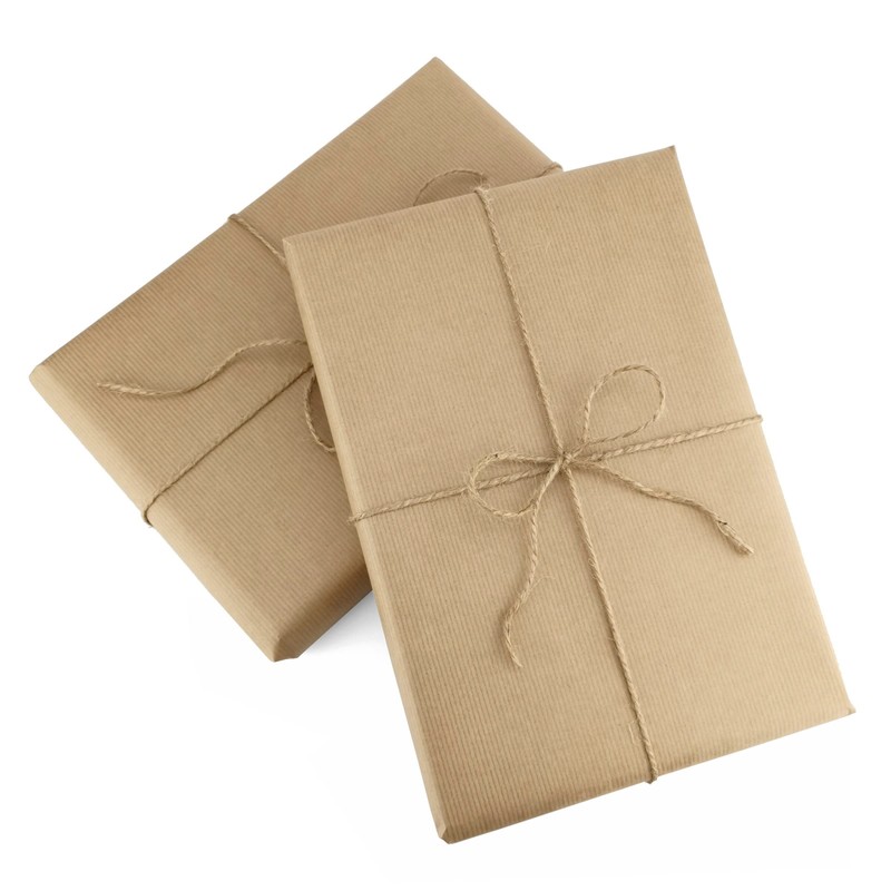 D.RECT 100m Natural Brown Jute Rope, Gift Decorative Wrap Twine