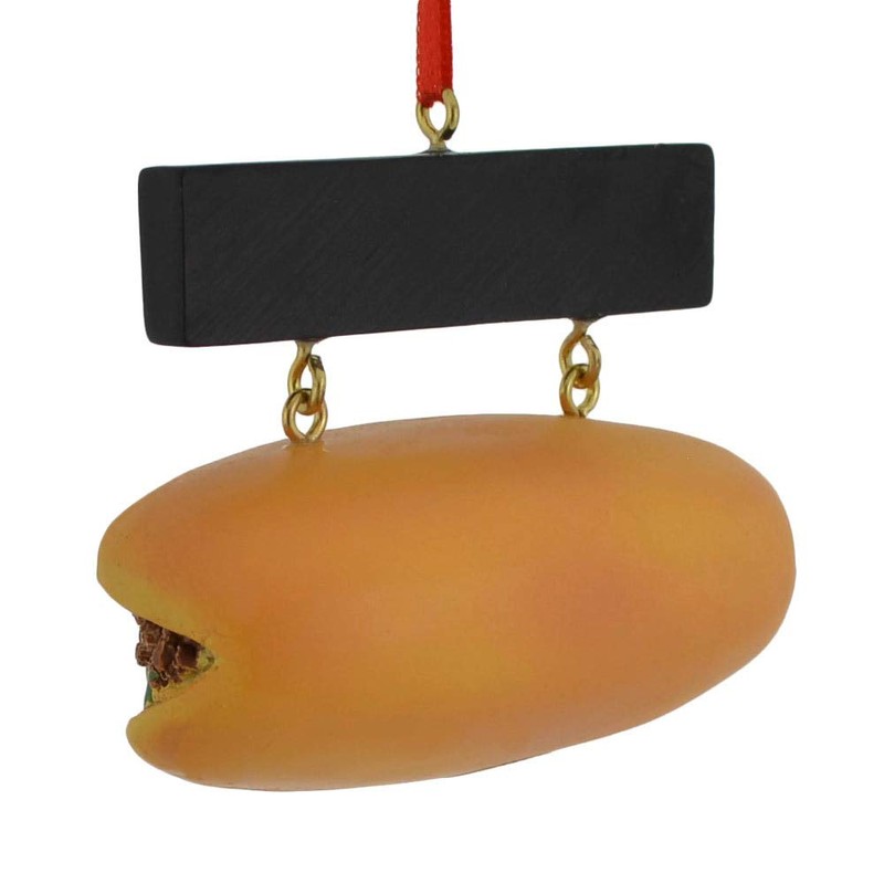 Kurt Adler Philly Cheese Steak Sandwich with Sign Ornament