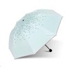 Green Tree Leaf Folding Travel Sun Umbrella Sunblock UV Protection
