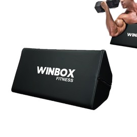 WINBOX Preacher Pad, Seated Arm Blaster for Biceps, Preacher Curls for Arms, Bicep Curl Support Isolator and Weight Lifting Workout Equipment