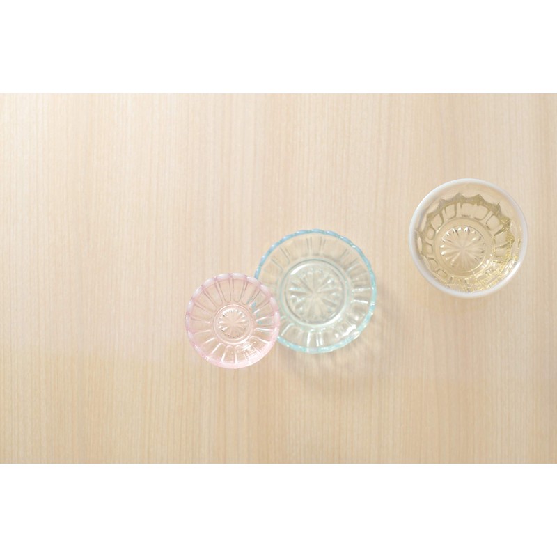 廣田 glassmaking 小皿 Snow Flower