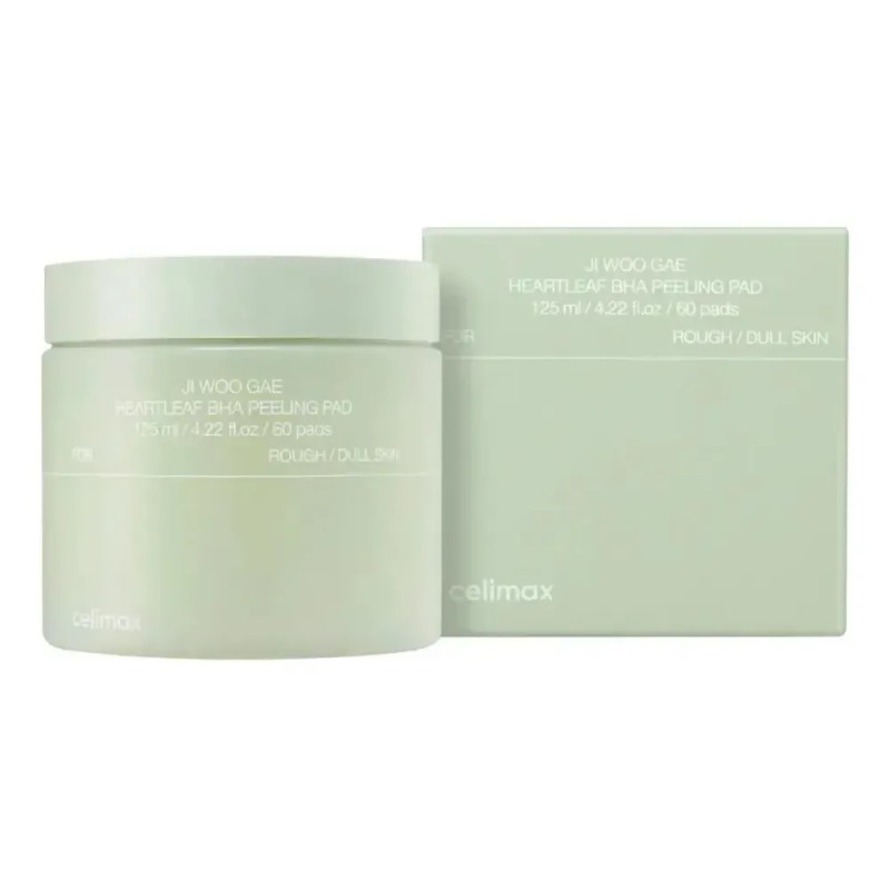 Almohadillas Celimax Ji Woo Gae Heartleaf Bha Peeling Pad Normal