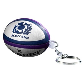Gilbert Unisex Adult Scotland Rugby Ball Keyring - Multi-Colour, One Size