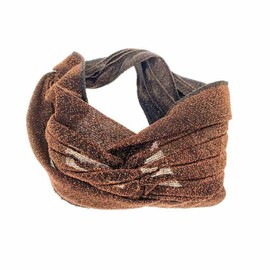 Araban Brown Elastic Hair Band