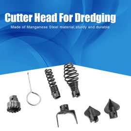 roto Rooter Tips Drain Snake attachments 10×6×3 7pcs 16mm Manganese Steel Drain Cleaner Pipeline Dredging Machine Cutting