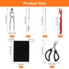10Pcs Crab Cracker Tool Set, Crab Legs Crackers Lobster Crackers,