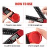 Digital Angle Finder Ruler with LCD Display, 200mm/7 Inch Angle