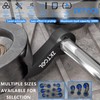 6 Pcs Pry Bar Wrench Adaptor Head Set, Crowbar Adapter