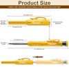 Hiboom 2 Pack Solid Carpenter Pencils with Pencil Cap and