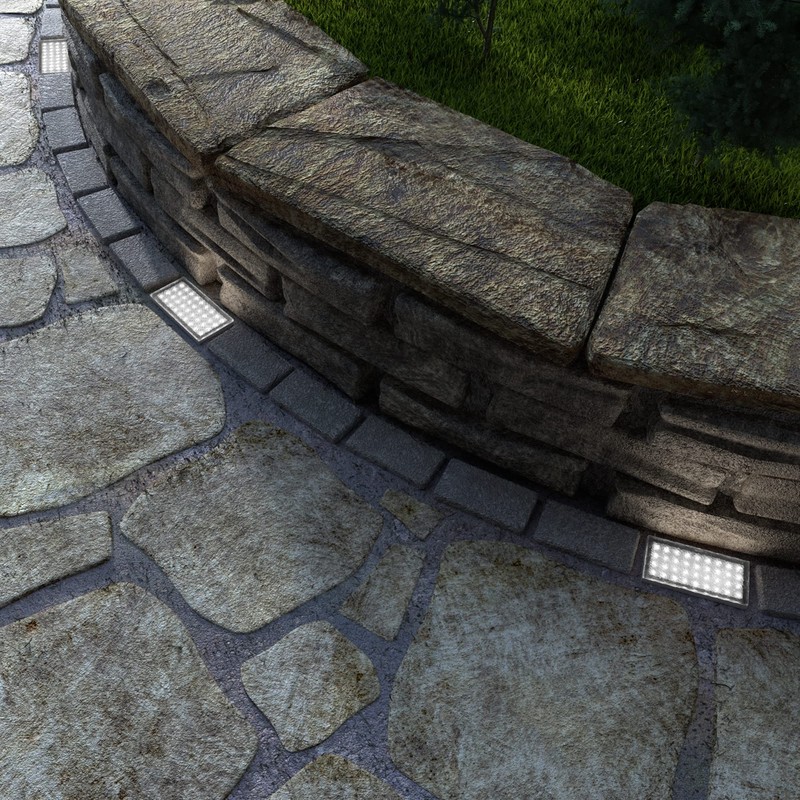 ledscom.de LED Paving Stone Recessed Floor Light CUS for Outdoor