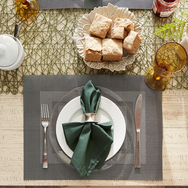 DII 100-Percent Cotton, Machine Washable Everyday Basic Buffet Napkin, 16X16-Inch,
