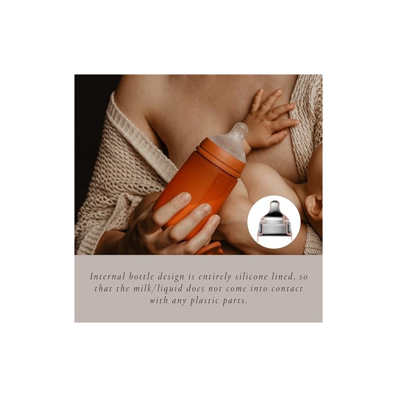 Suavinex, Biberón Anticólicos, 8Oz, Nude