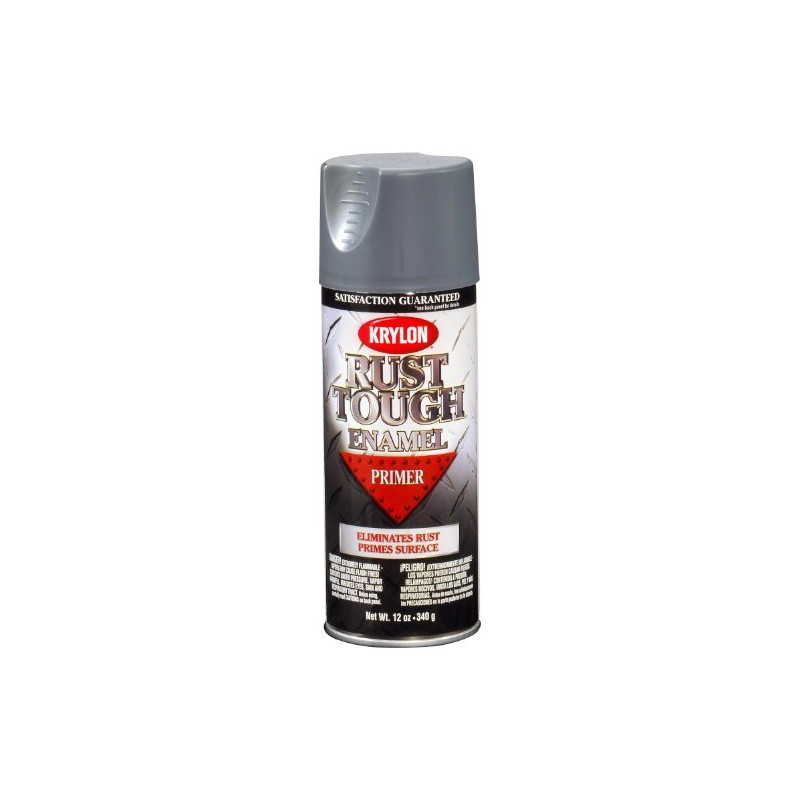 Krylon K09205007 'Rust Tough' Gray Primer - 12 oz. Aerosol