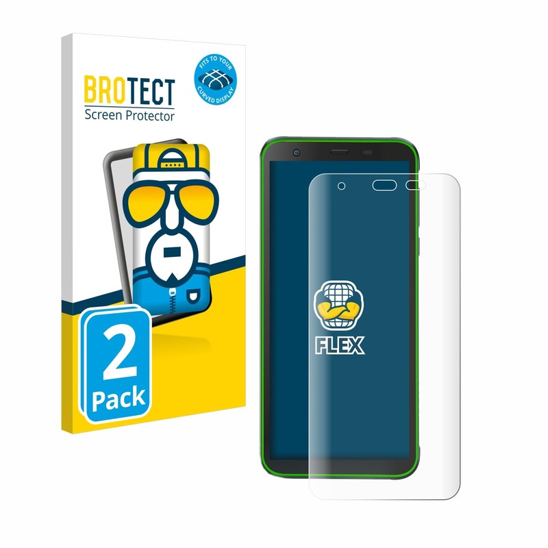 BROTECT Pack of 2 Full Cover Screen Protectors for Blackview