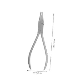 TEHAUX Eyeglass Repair Plier Stainless Steel Nose Pad Adjustment Tool Easy to Use for Glasses Maintenance Slip Handle for Both Novice and Experienced Users