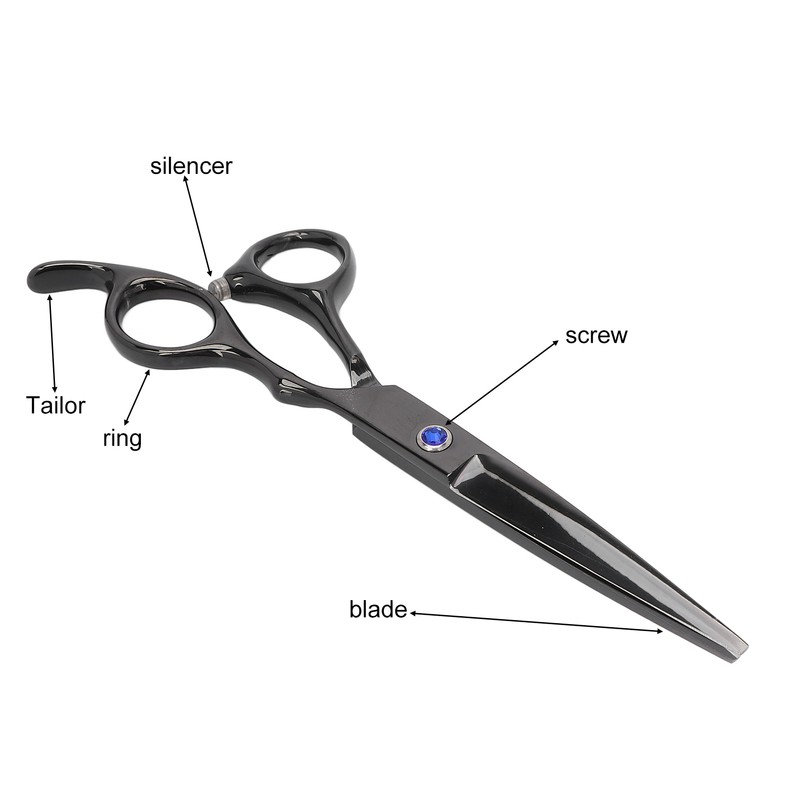 6 Inch Hair Cutting Scissors Stainless Steel Professional Shears Salon