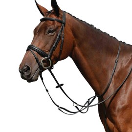 Collegiate Syntovia+ Plain Flat Running Martingale Warmblood Black