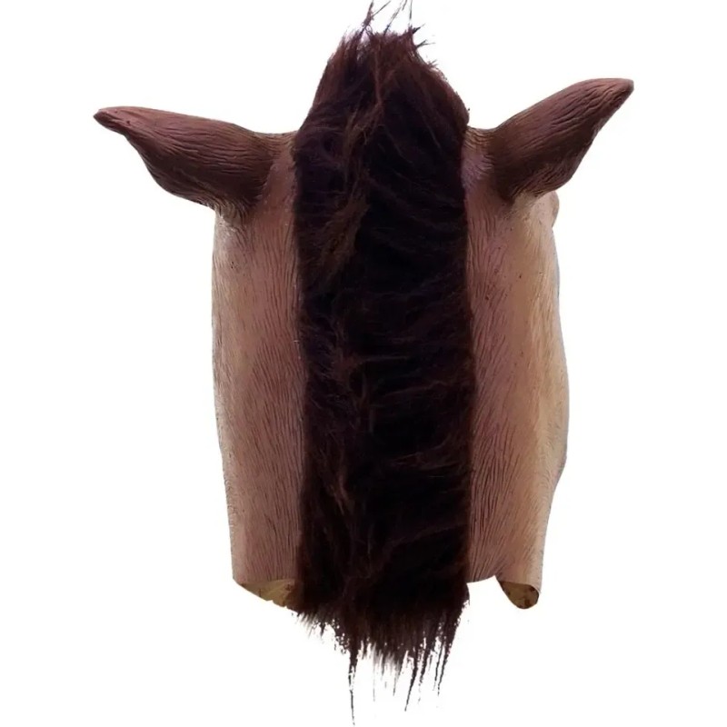 Máscara Caballo Brown Horseman Animales Halloween Ghoulish Color Café