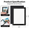 Magnetic Picture Frames 4x6, Fridge Magnets, DIY Photo Frame, 10