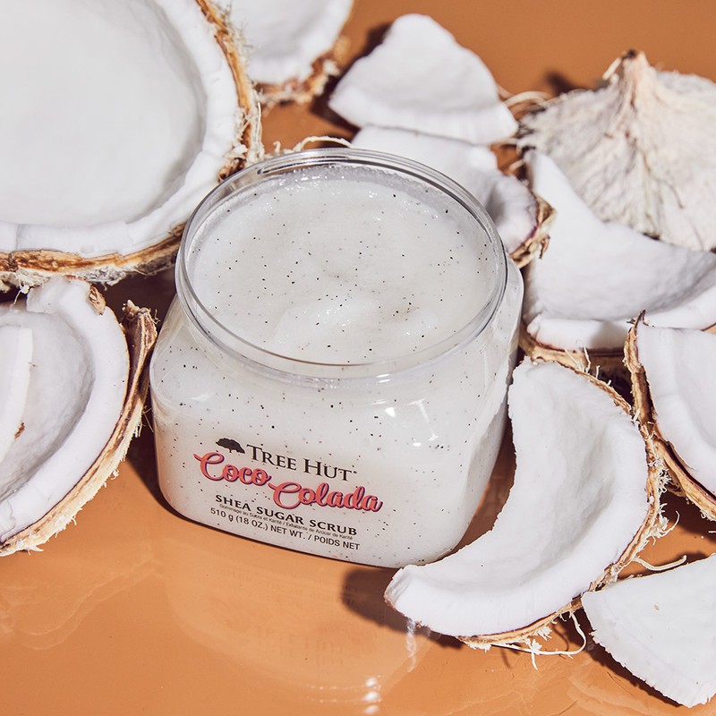Tree Hut Shea Sugar Exfoliation Care Body Scrub Coco Colada,