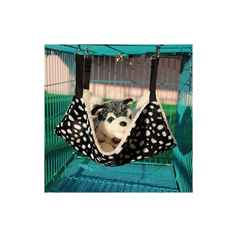 Parts Express Pet Cage Hammock, Polyester Polka Dot Small Pet