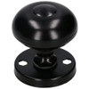 KOTARBAU® Black Rotating Door Knob. Ideal Equipment for Garage Side