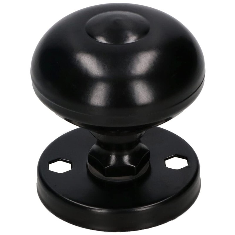 KOTARBAU® Black Rotating Door Knob. Ideal Equipment for Garage Side