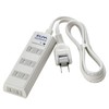 ELPA WBT-4010SBN(W) Tap, Lightning Guard, Outlet, Extension Cord, Lightning Resistant,