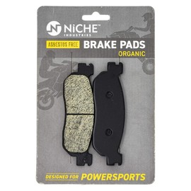 NICHE Brake Pad with Show Set for Yamaha TW200 XT225 3C5-25805-00-00 4KN-W253E-11-00 Front Rear Organic