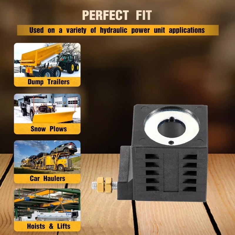 for Deltrol EF-1082 8-32 Solenoid Coil 12VDC/16W Fits for Hydraulic