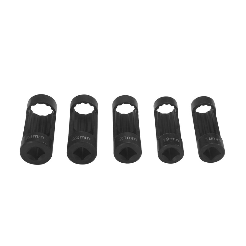 UTMALL 5 pieces Strut Nut Socket 18mm 19mm 21mm 22mm
