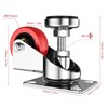 3" Leveling Plate Caster Wheels with Adjustable Anti-Vibration Leveling Foot
