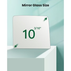 SCITOO Right Side Mirror Glass Replacement for 1999-2016 for Ford F-250 F-350 F-450 F-550 Super Duty 2000-2005 for Ford Excursion Manual Passenger Side Mirror Flat Upper 1 Piece