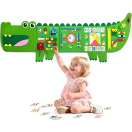 Rivibou Tablero Montessori De Cocodrilo Tablero Sensorial                                                                                             