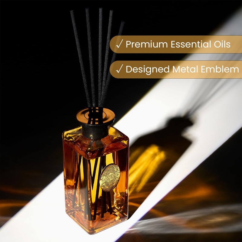 M&SENSE 10.14 oz Large Reed Diffuser Set | Neroli Noir