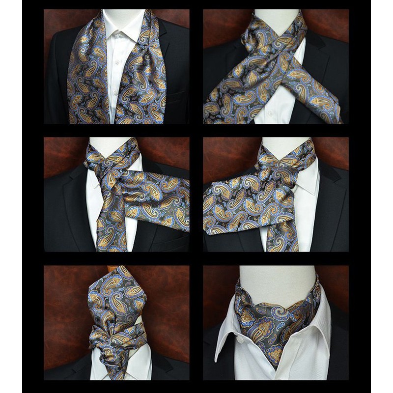 Elfeves - Corbatas para hombre, diseño floral, 100 % seda,