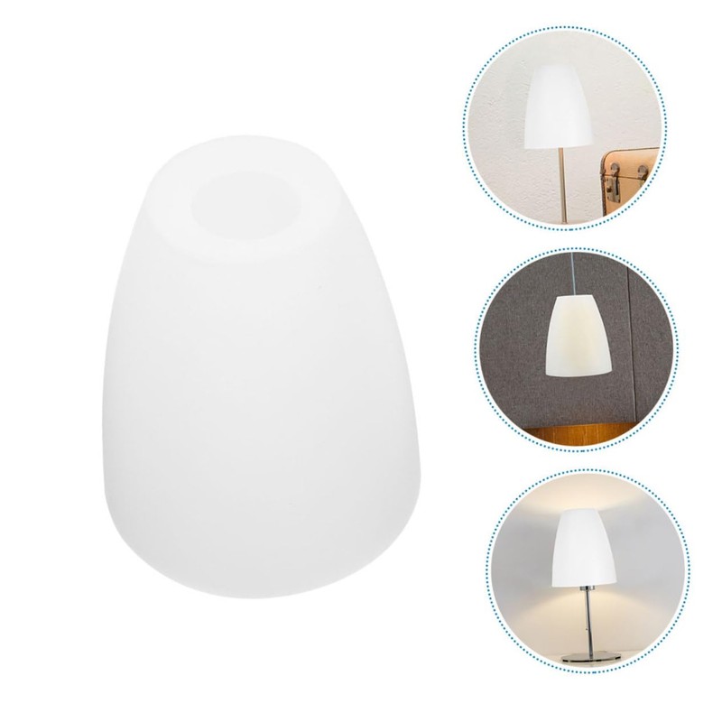 GRIRIW 3pcs Decorative Table Lamp Shade Plastic Lamp Cover Replacement